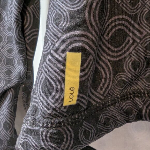 Lolë Women's Quarter Zip Yoga Running Workout Pullover - Grey - Size S - Picture 3 of 16